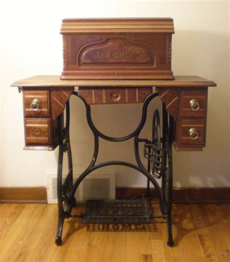 New Home Sewing Machine Antique Sewing Machines Antique Sewing Table