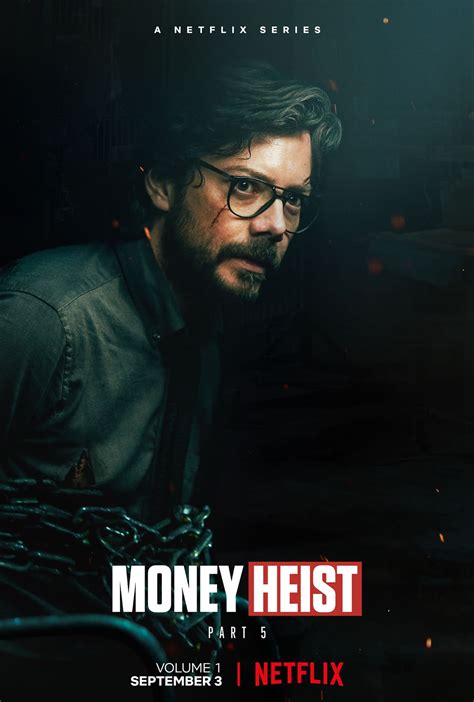 Money Heist La Casa De Papel Part Vol Profile Posters Released