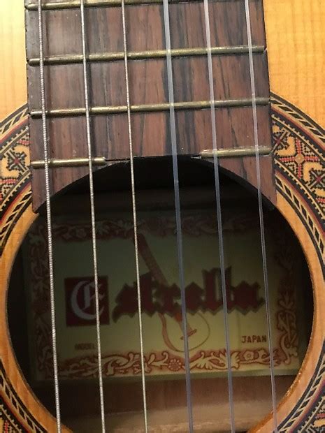 Beautiful Estrella Classical Guitar Made In Japan Reverb