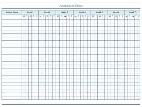 16 Attendance Tracking Templates Excel Pdf Formats