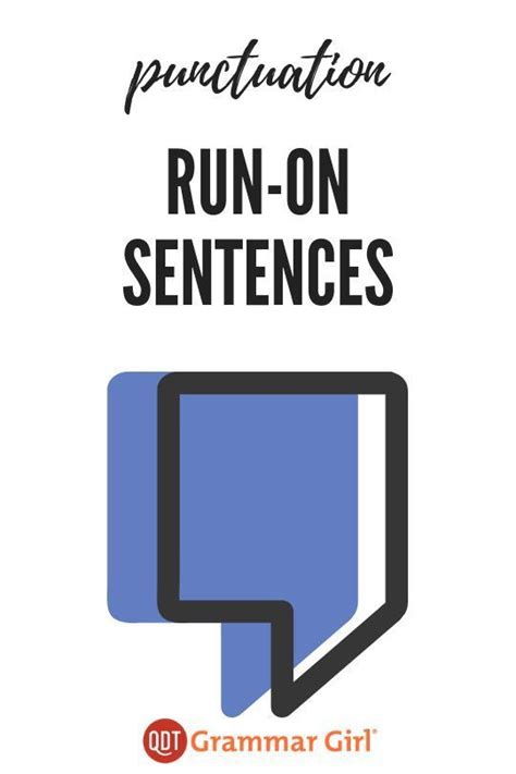 What Are Run-On Sentences? | Run on sentences, Sentences, Grammar and ...