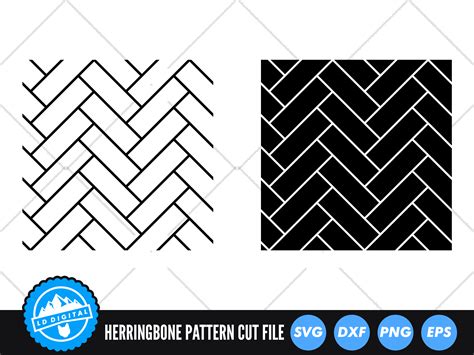 Herringbone Pattern Svg Seamless Svg Graphic By Lddigital · Creative