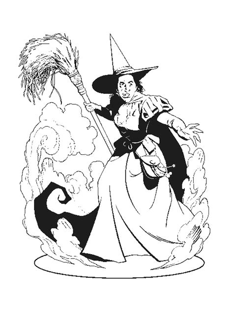 Angry old wizard coloring pages. Wizard of Oz Coloring Pages