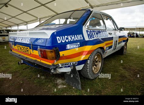 1977 Ford Escort Mk2 Rs1800 In The Paddock At Goodwood Festival Of