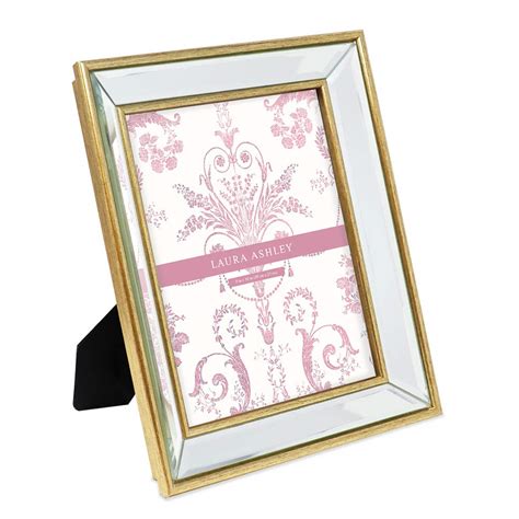 Buy Laura Ashley 8x10 Gold Beveled Mirror Picture Frame Classic