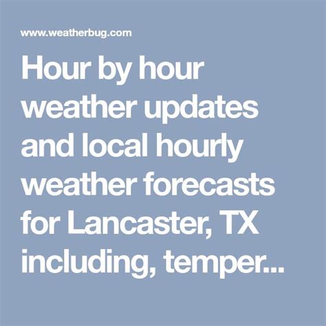 Hour By Hour Weather Updates And Local Hourly Weather Forecasts For
