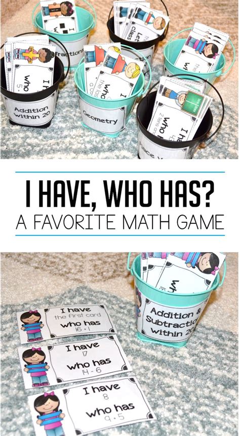 I Have Who Has Math Games And Look What I Bought Susan Jones Teaching Math Games Math