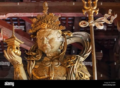 Bishamonten One Of The Japanese Seven Gods Of Fortune At Todaiji