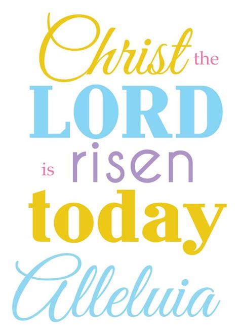 Christ The Lord Is Risen Today Alleluia Christ The Lord