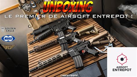 Unboxing Airsoft Le Premier De Airsoft Entrepot Fr Youtube