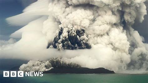 Tonga Volcanic Eruption Reshaped Pacific Seafloor Bbc News