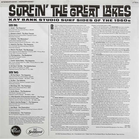 Various Artists Surfin The Great Lakes Kay Bank Studio Surf Sides