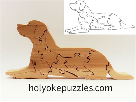 Labrador Lab Dog Puzzle Pattern Pdf And Svg By Holyokepuzzles On Etsy