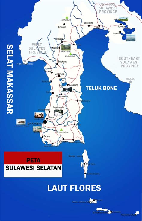 Peta Sulawesi Selatan Lengkap 21 Kabupaten 3 Kota Web Sejarah