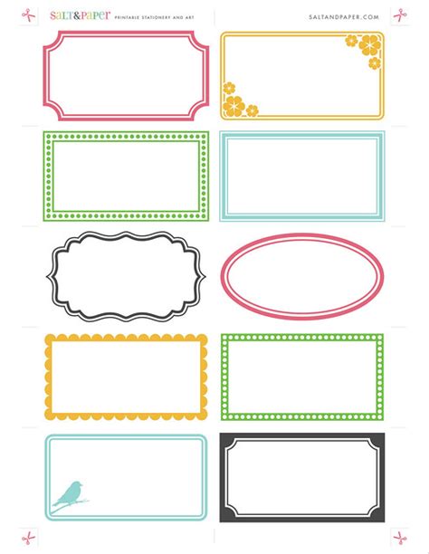 Printable labels from saltandpaper.com | Flickr - Photo ...