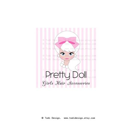 Items Similar To Premade Logo Design Pretty Doll Logo Design Chic