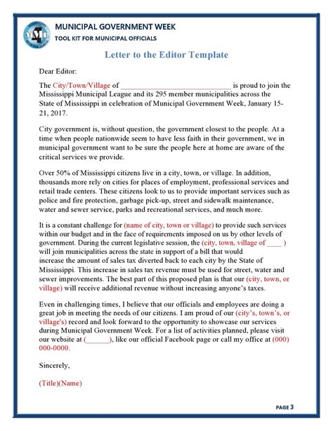 Letter to the editor templates word 01. 30 Professional Letter To The Editor Templates - TemplateArchive