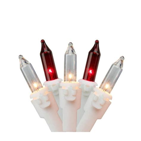 Northlight 150ct Mini Icicle String Lights Redclear 10 White Wire