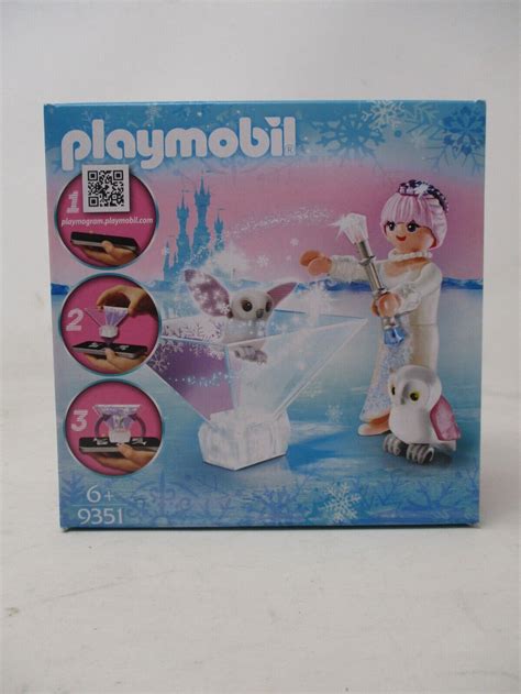 Playmobil Playmogram 3d Magic Ice Crystal Princess With Owl 9351