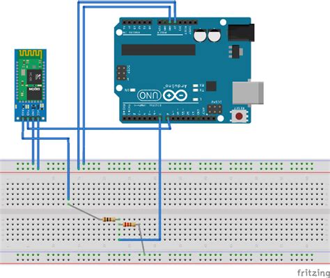 Arduino World Arduino Bluetooth Controller Detailed Schematic
