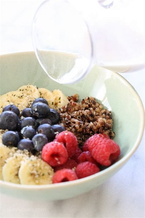 Berry Quinoa Breakfast Bowls Skinnytaste