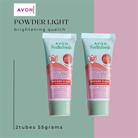 Avon Feelin Fresh Powder Light Quelch 55g 2 Tubes Lazada Ph