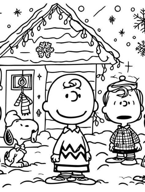 Printable Charlie Brown Coloring Pages Free For Kids Ands Adults