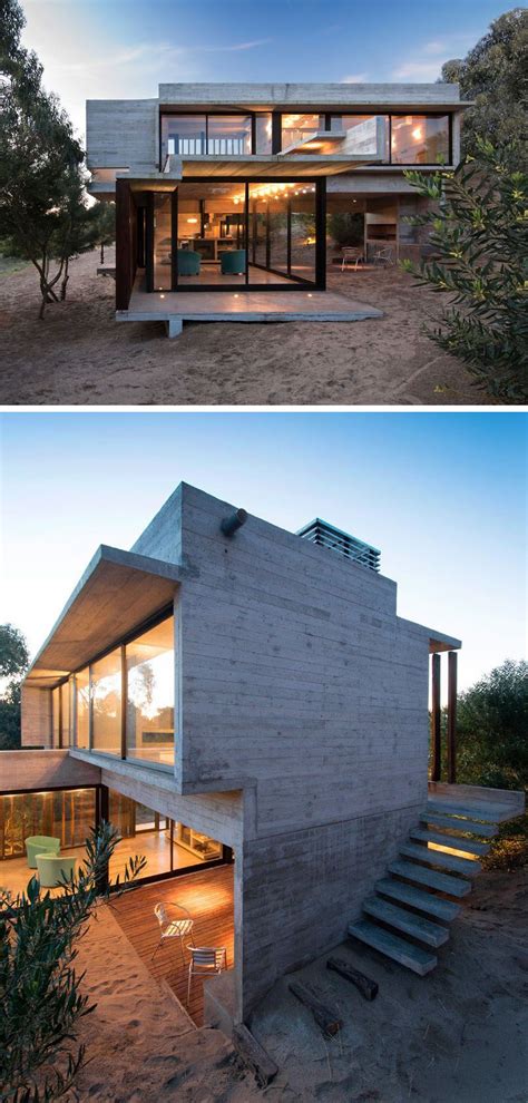 13 Modern House Exteriors Made From Concrete Modern Beach House