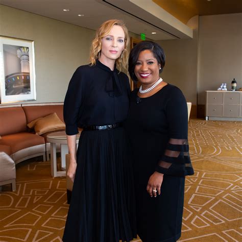 Actress Uma Thurman Helps New Friends Raise 13m At Dallas Luncheon