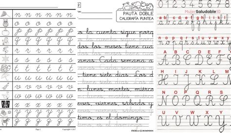 Guía Básica Para Aprender A Escribir El Alfabeto En Cursiva Mujer