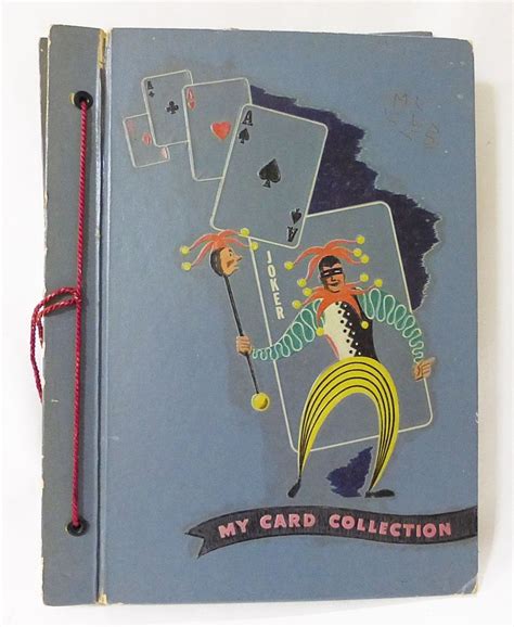 Vintage Card Collectors Album Swap Playing Cards 1950 Vintage Cards