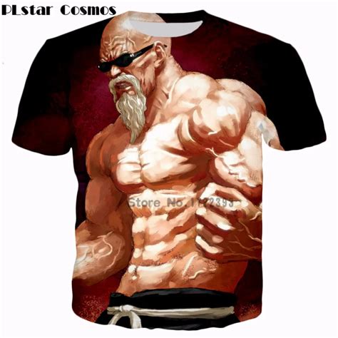 Plstar Cosmos Dragon Ball Z Funny Master Roshi T Shirts Women Men