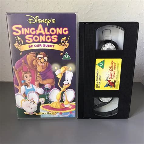 Disney Sing Along Songs Vhs Video Be Our Guest Walt Disney 503