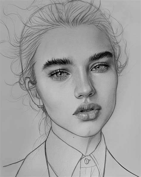 Pencil Portrait Drawing Pencil Drawings Of Girls Art Drawings Sketches Pencil Portrait