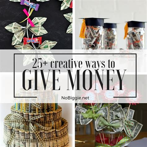 And 85% of them are on mobile. 25+ Creative Ways to Give Money - NoBiggie