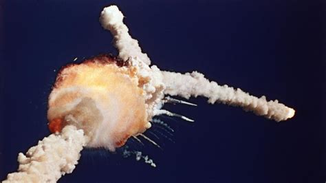 The Space Shuttle Challenger Explodes After Liftoff January 28 1986