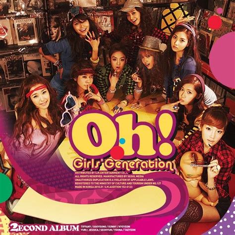 Girls Generation Snsd Oh 2nd Full Album 2010 Album Art