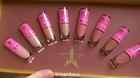 Let S Swatch Mini Nudes Bundle Volume Jeffree Star Cosmetics Youtube