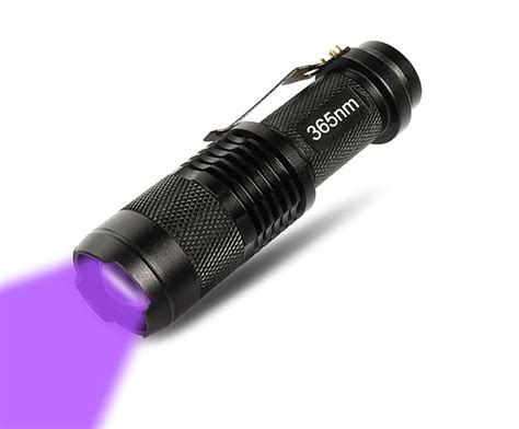 365nm Flashlight Uv Light Fluorescence Detection Light Pen Mask