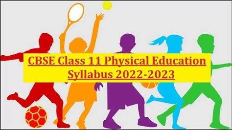 Cbse Class 11 Syllabus Of Physical Education 2022 2023 Download New Syllabus In Pdf