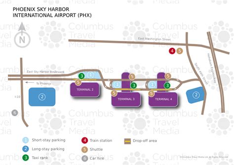 Phx Sky Harbor Airport Map Maps For You