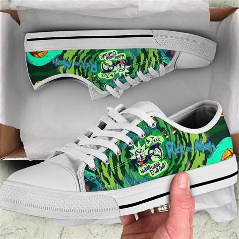 Rick And Morty Low Top Vans Shoes