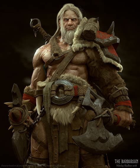 The Barbarian By Spiritoid Fantasy 3d Cgsociety