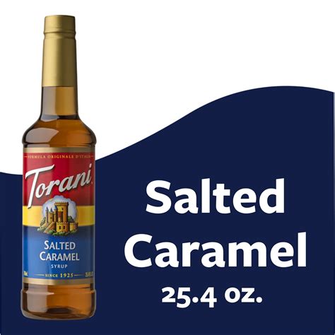 Torani Salted Caramel Flavoring Syrup Coffee Flavoring Drink Mix 25 4