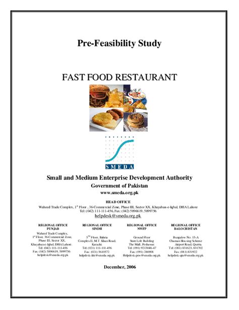 💐 Feasibility Study For Fast Food Restaurant In Philippines