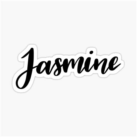 Jasmine Stickers Redbubble