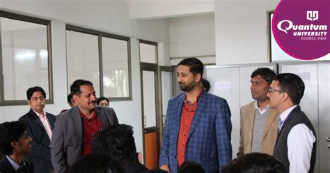 Inspection Visit By Ministry Of Education For Institutions Innovation Cell At Quantum University