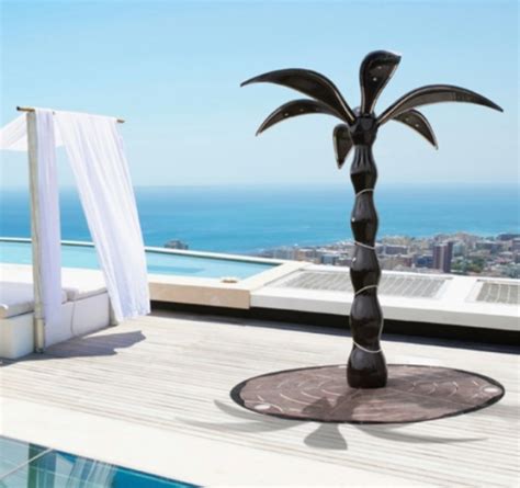 Ultra Modern Palm Tree Garden Shower Digsdigs