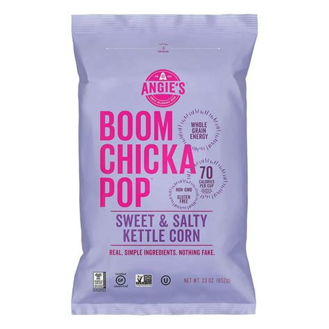 Angies Boom Chicka Pop Sweet And Salty Kettle Corn 23 Ounce Walmart