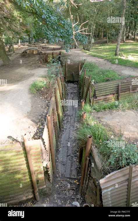 British World War 1 Trenches At Hill 62 Sanctuary Wood On The Ypres